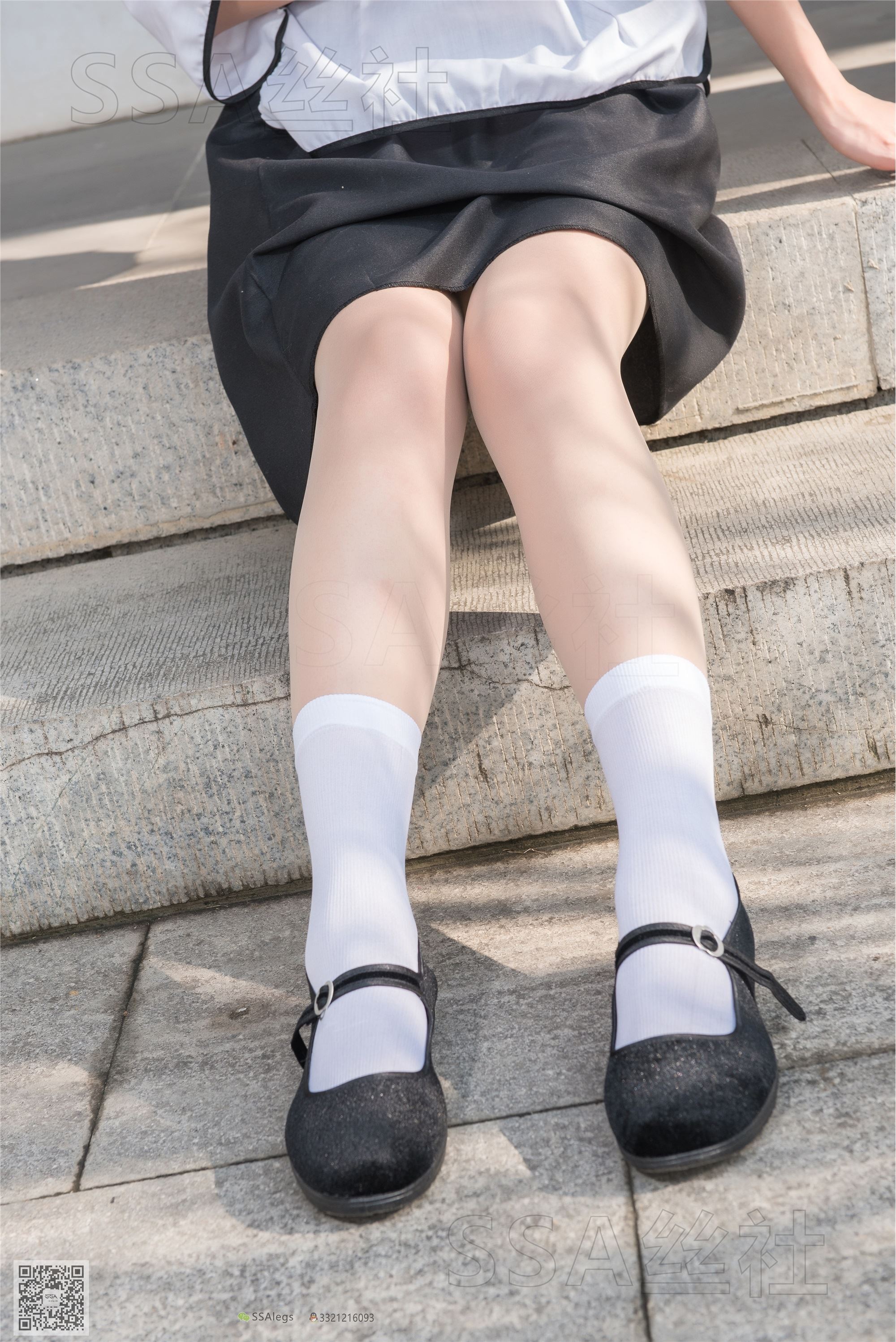 SSA丝社 超清写真 NO.068 君君 民国学妹肉丝白袜